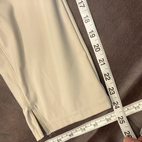 YYV Women's Golf Pants‎ Medium Stretch Beige Pockets Active Yoga Neutral - Picture 15 of 16
